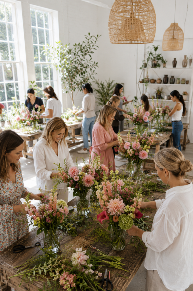 the flower table blomster workshops