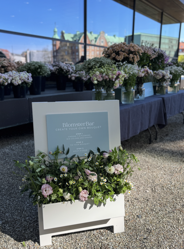 Blomsterbar til firmaevents i København og på Sjælland
